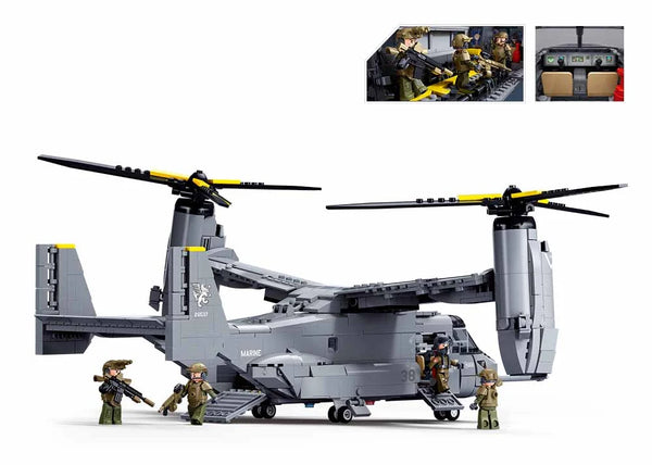 Sluban - Modelbricks 1/44 Mv-22 Osprey 1142 Pcs