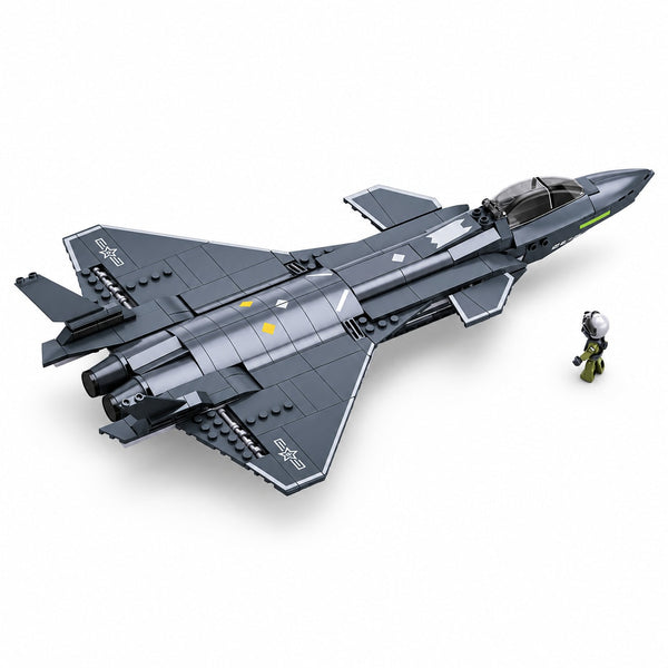 Sluban - Army -J-20 Fighter Jet 1/55