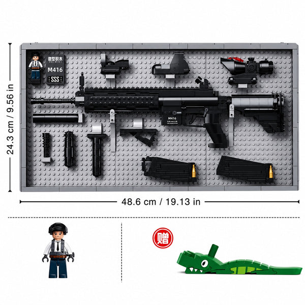 Sluban - Gun - M416 1/2 1086 Pcs