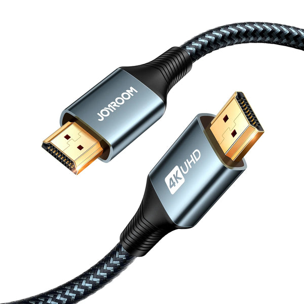 Joyroom SY-20H1 4K HDMI to HDMI Cable 2.0 High-Speed Nylon Braided 2M - Gray