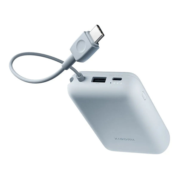 Xiaomi - Power Bank 10000mAh (Integrated Cable) - Ice Blue GL