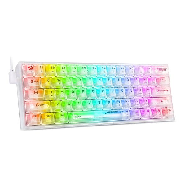 Redragon Fizz RGB Wired Gaming Keyboard - Backlit Compact Design