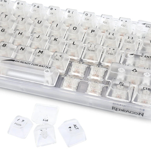 Redragon Fizz RGB Wired Gaming Keyboard - Backlit Compact Design