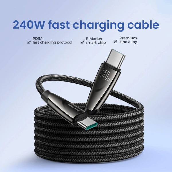 Joyroom SA31-CC5 240W Data Cable (C To C) 1.2m Black