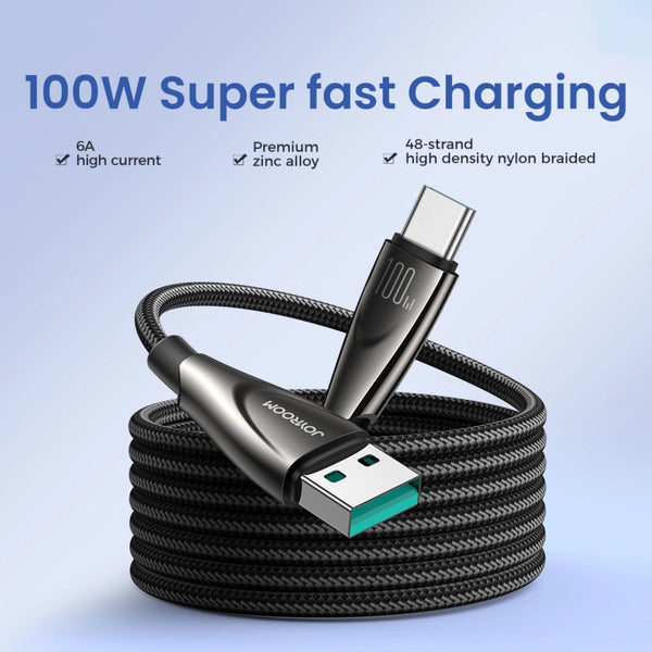 Joyroom SA31-AC6 100W Data Cable (Type-C) 1.2m Black