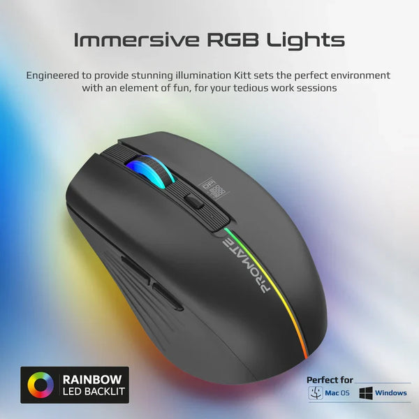 Promate Kit Mouse - Black