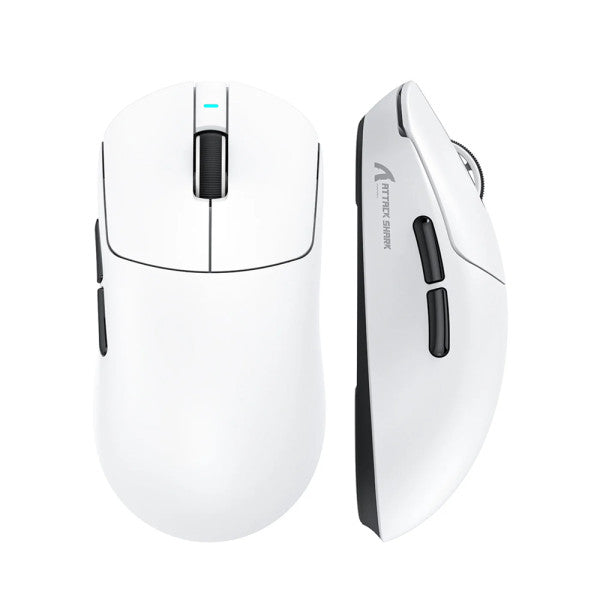 Attack Shark Ri-Mode Wireless White - Gaming Mouse for PC
