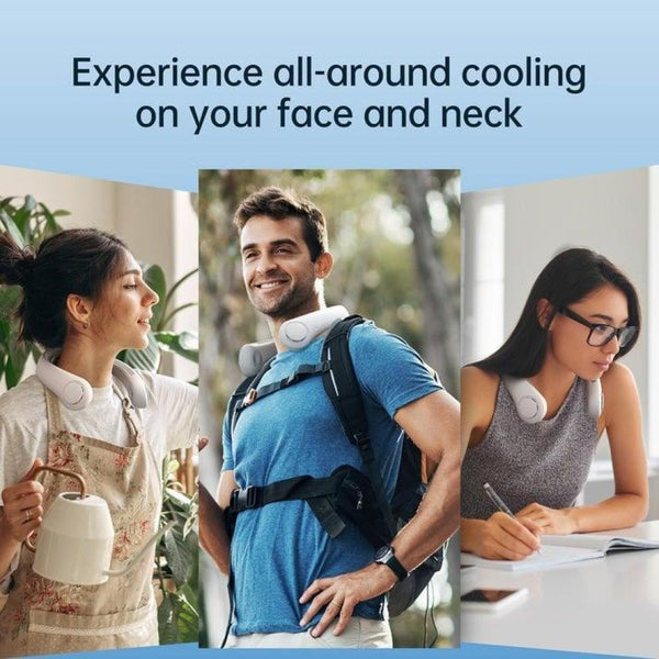 PORTABLE FAN Neck Fan Life4 - Blue