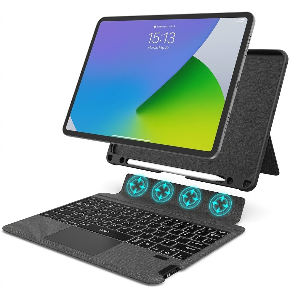 Wiwu Keyboard Case for iPad Pro 11 Inch 2024 - Protective Typing Cover