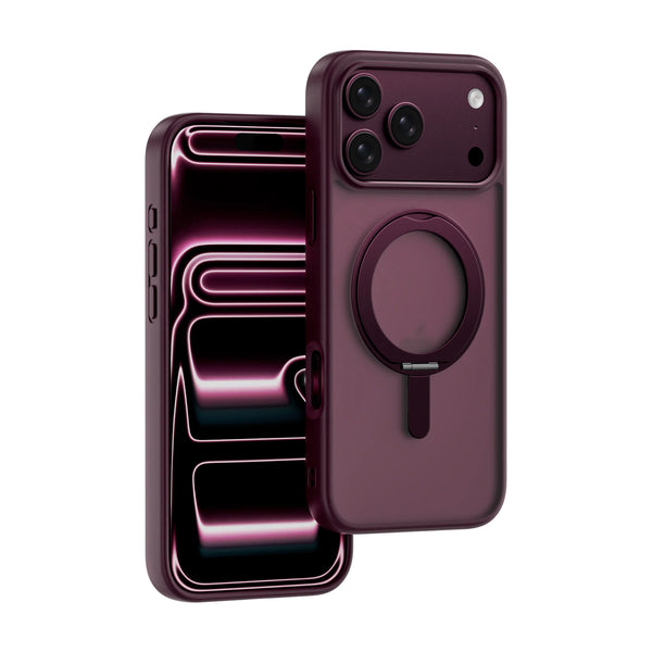 Wiwu - Armor AreoShield Anti-Drop MagSafe Ultra Cover iPhone 18 Pro Max /17 Pro Max - Dark Cherry