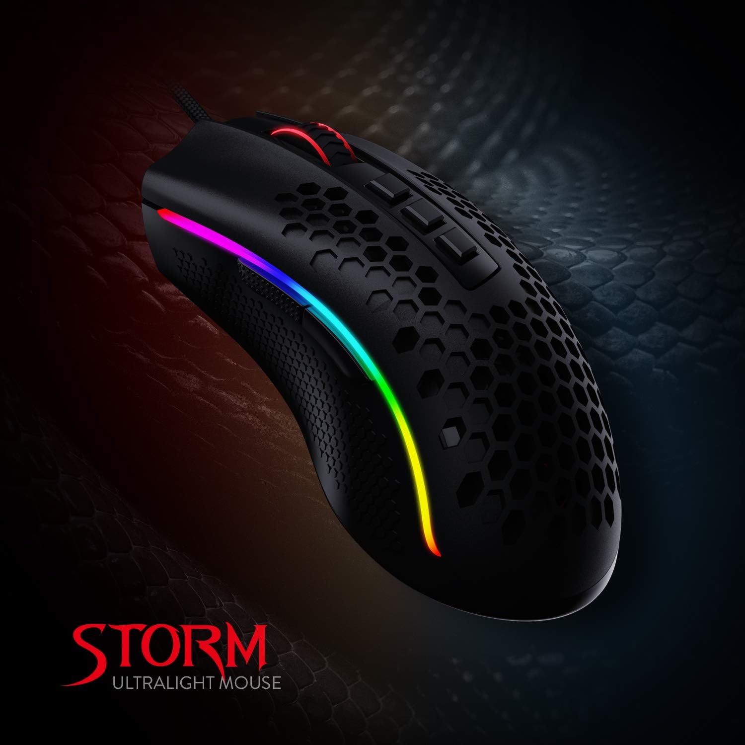 Redragon USB Wired RGB Gaming Mouse 12400DPI Programmable