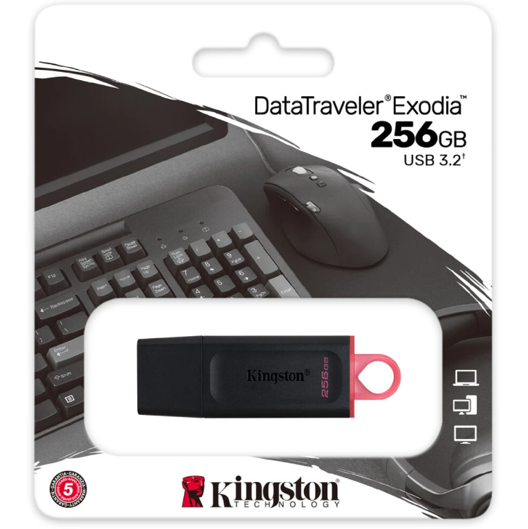 Kingston 32GB USB3.2 Gen 1 DataTraveler Exodia (Black+White)