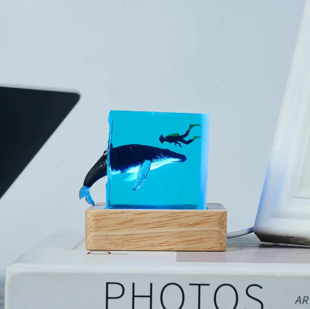 Astorjo Table Lamp Led Light Whale 7X7X7 Cm 100 Gm