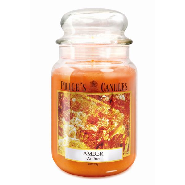 Prices L Scented Candle Jar 630G Burntime 150H Amber