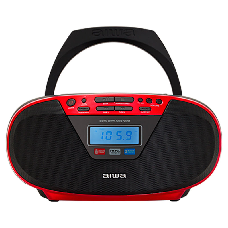 Aiwa Modernly Stylish Boombox with full features Red