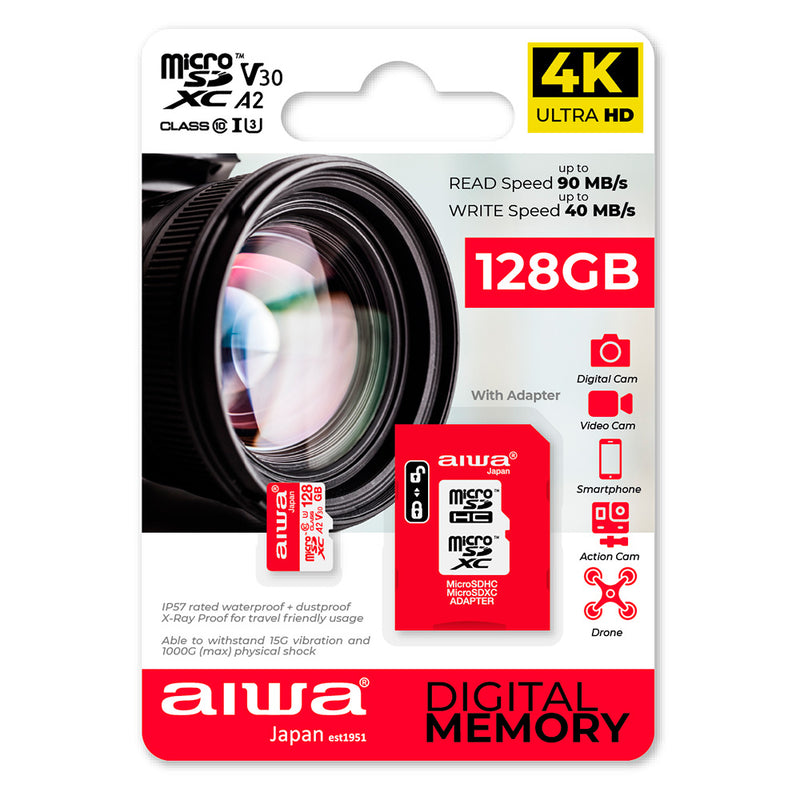 Aiwa microSDHC 128GB 4K