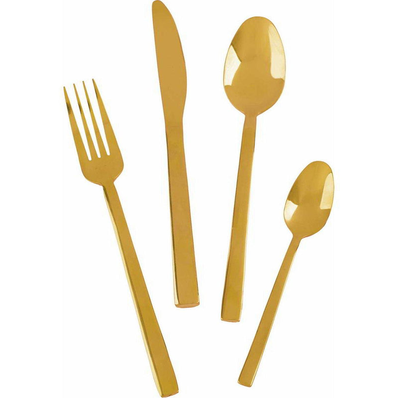 Kitchencraft Mikasa Cutlery Set Of 16 Piece Gold