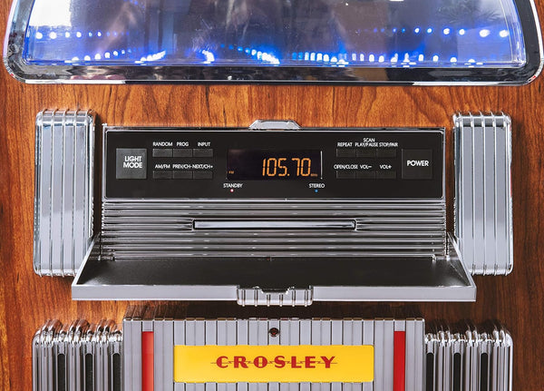 جهاز موسيقى لاسلكي Crosley iJuke Bluetooth Deluxe - خشب الجوز