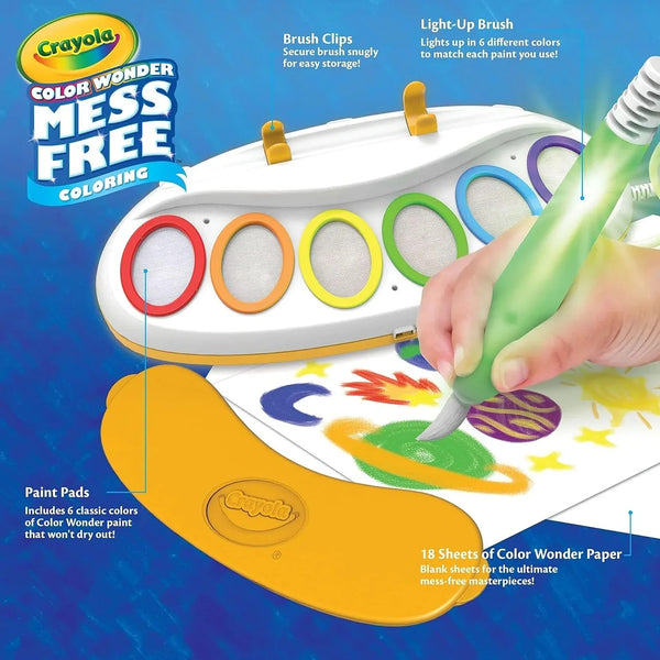 Crayola - Color Wonder Magic Light-Up Brush (Ml Pack)