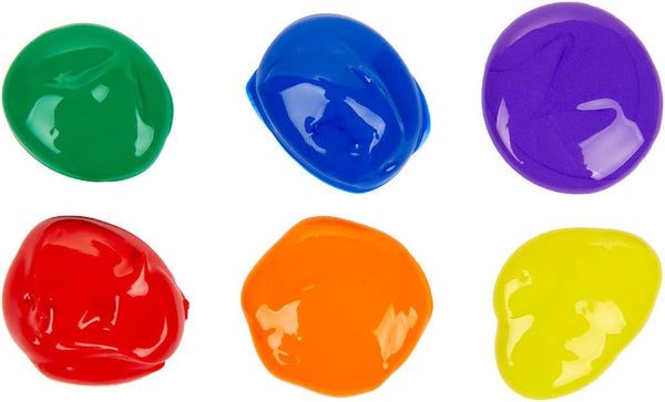 Crayola 6 Washable Paint Bottles 59 ml - Classic Colors Kids Set
