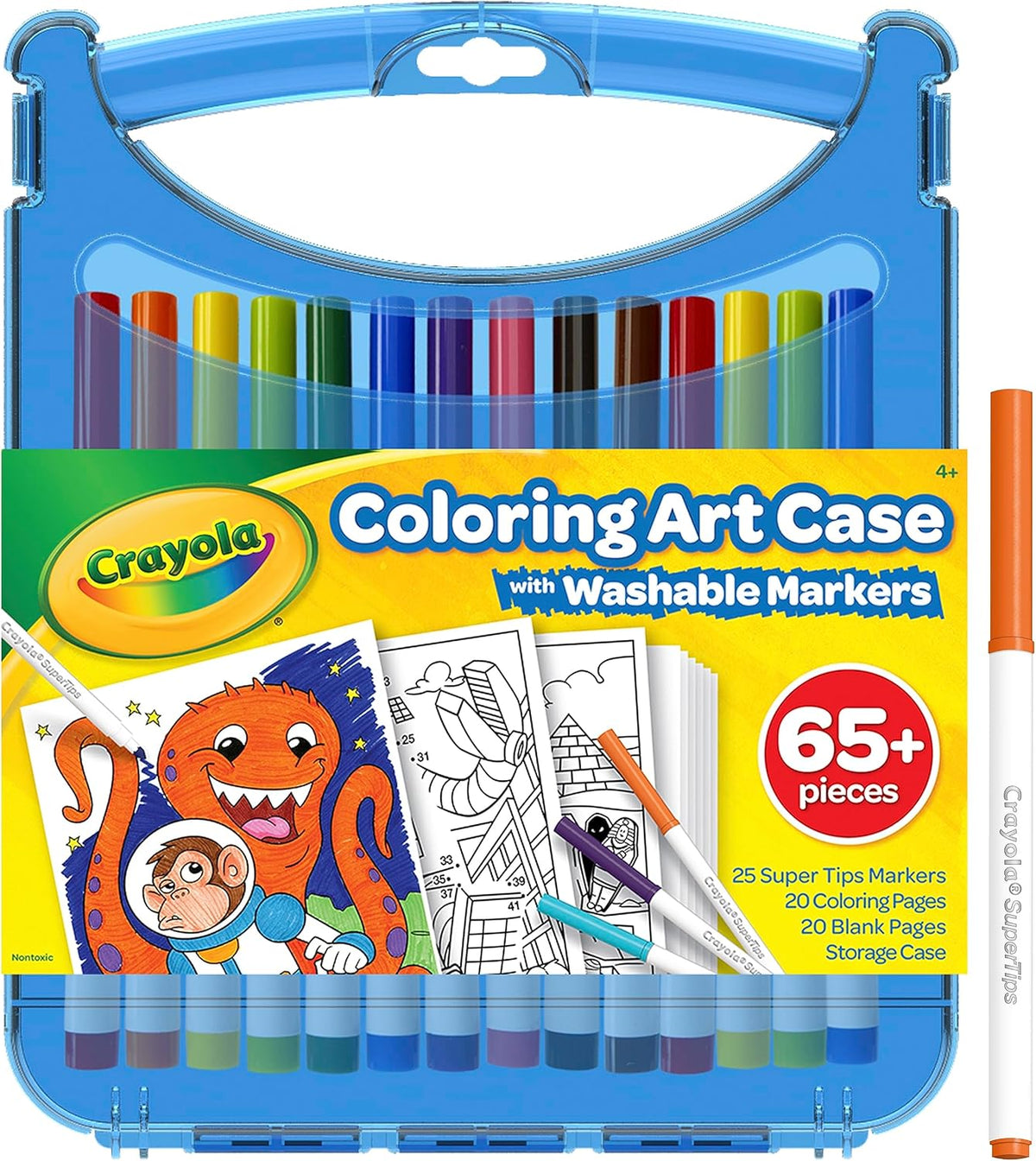 Crayola Create and Color Mini Washable Markers and Paper - Art Set