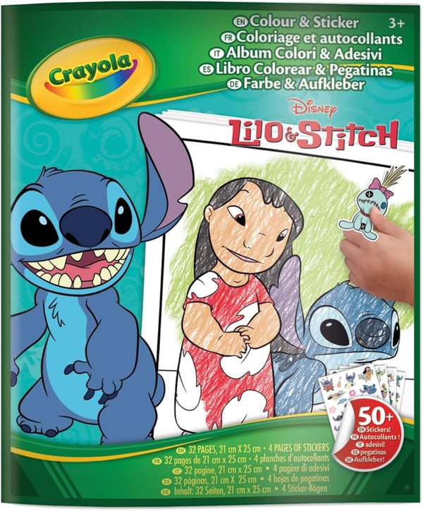 Crayola Lilo and Stitch Sticker Pad - Disney Kids Coloring Activity