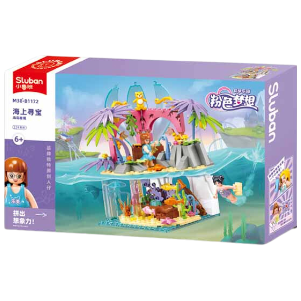 Sluban Girls Dream Secret Island 224 Pcs