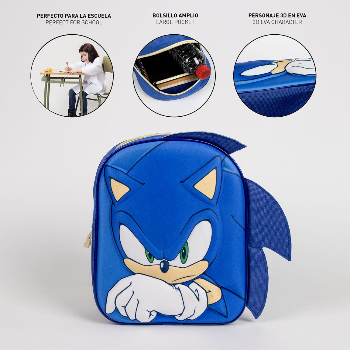 Cerda - Kids Backpack 3D Applications Sonic