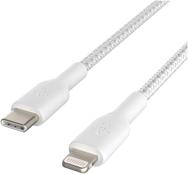 Belkin - USB-C to Lightning Cable 1M CAA003bt1MWH