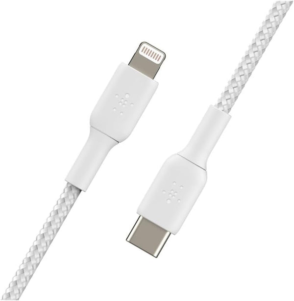 Belkin - USB-C to Lightning Cable 1M CAA003bt1MWH