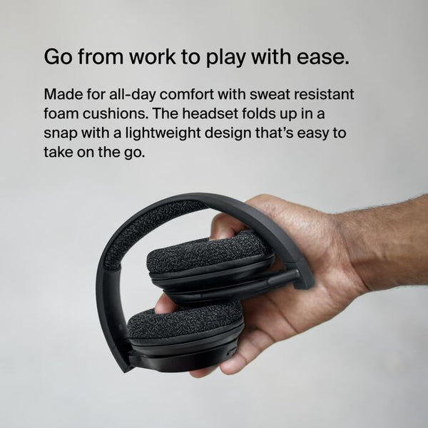 Belkin SoundForm Adapt Wireless Headset - 65 Hour Boom Mic Headphones