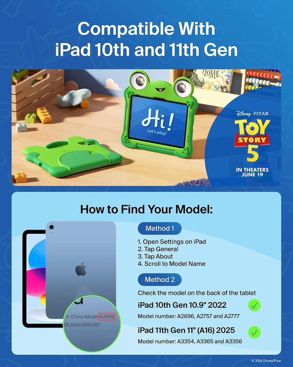 Belkin Toy Story Lilypad iPad 10th 11th Gen - Disney Tablet Case