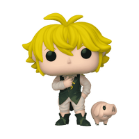 Funko Pop Animation Seven Deadly Sins Meliodas with Hawk #1497 Vinyl Figure Set, 4 in