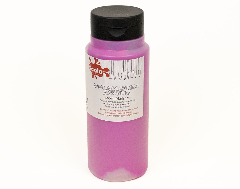 Scola Acrylic 500Ml Magenta 1121