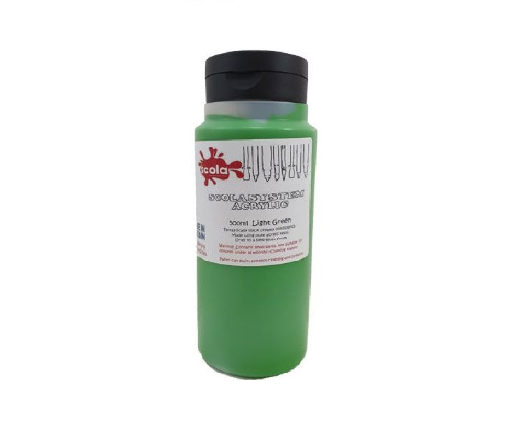 Scola Acrylic 500Ml L.Green 1117