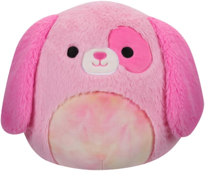 Squishmallows Medium Plush 12 Fuzzamallows Chasen Pink Dog