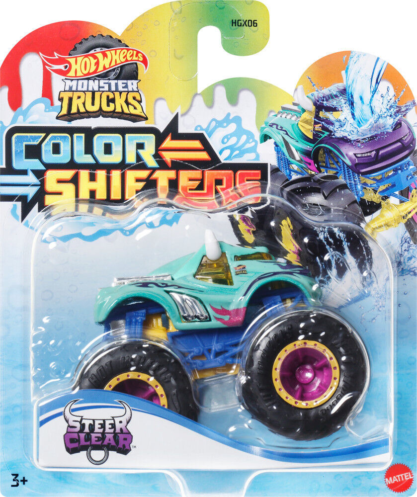 Hot Wheels Monster Trucks 1:64 Color Shifters