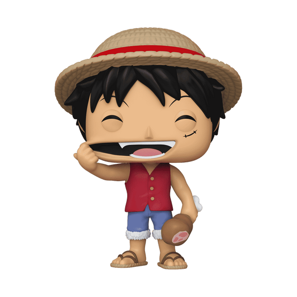 Funko Pop Animation One Piece Monkey D. Luffy with Meat #1771 Vinyl Figure, 4.3 in