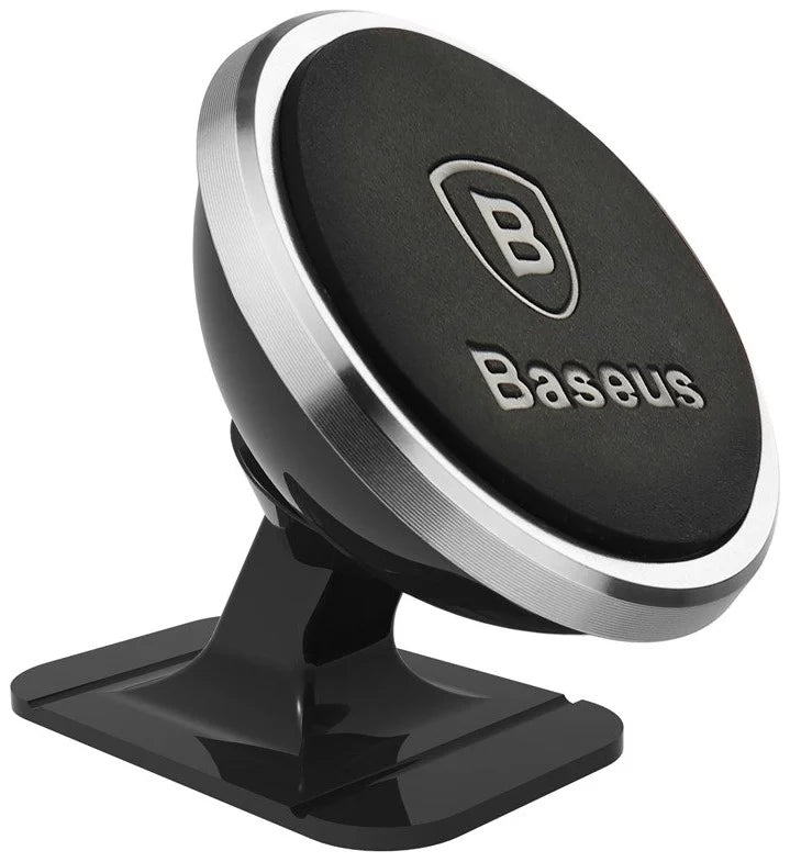 OS-Baseus 360° Adjustable Magnetic Phone Mount Silver