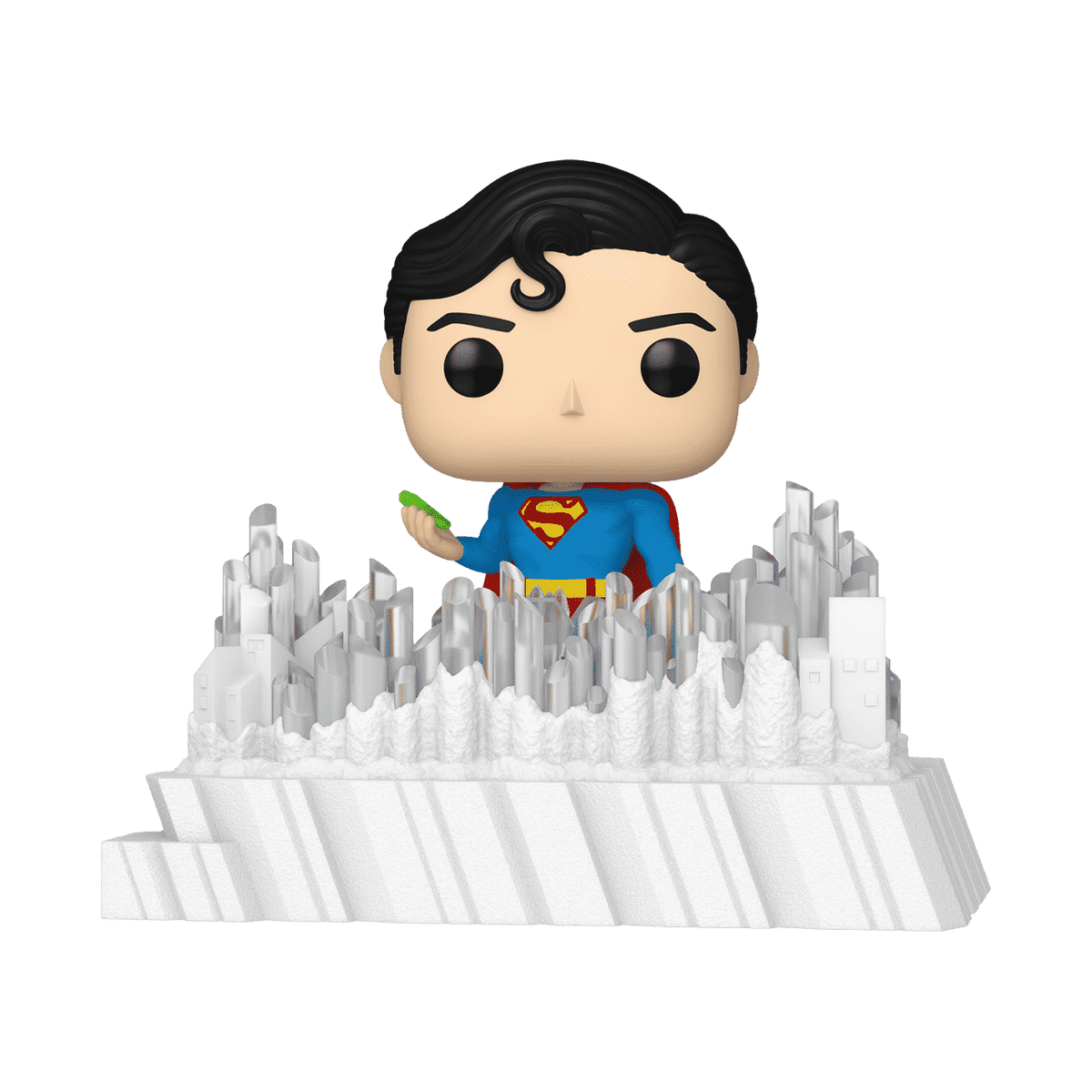 Funko Pop Deluxe Heroes Superman the Movie Superman with Crystal #537, Fortress of Solitude