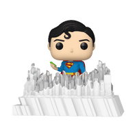 Funko Pop Deluxe Heroes Superman the Movie Superman with Crystal #537, Fortress of Solitude