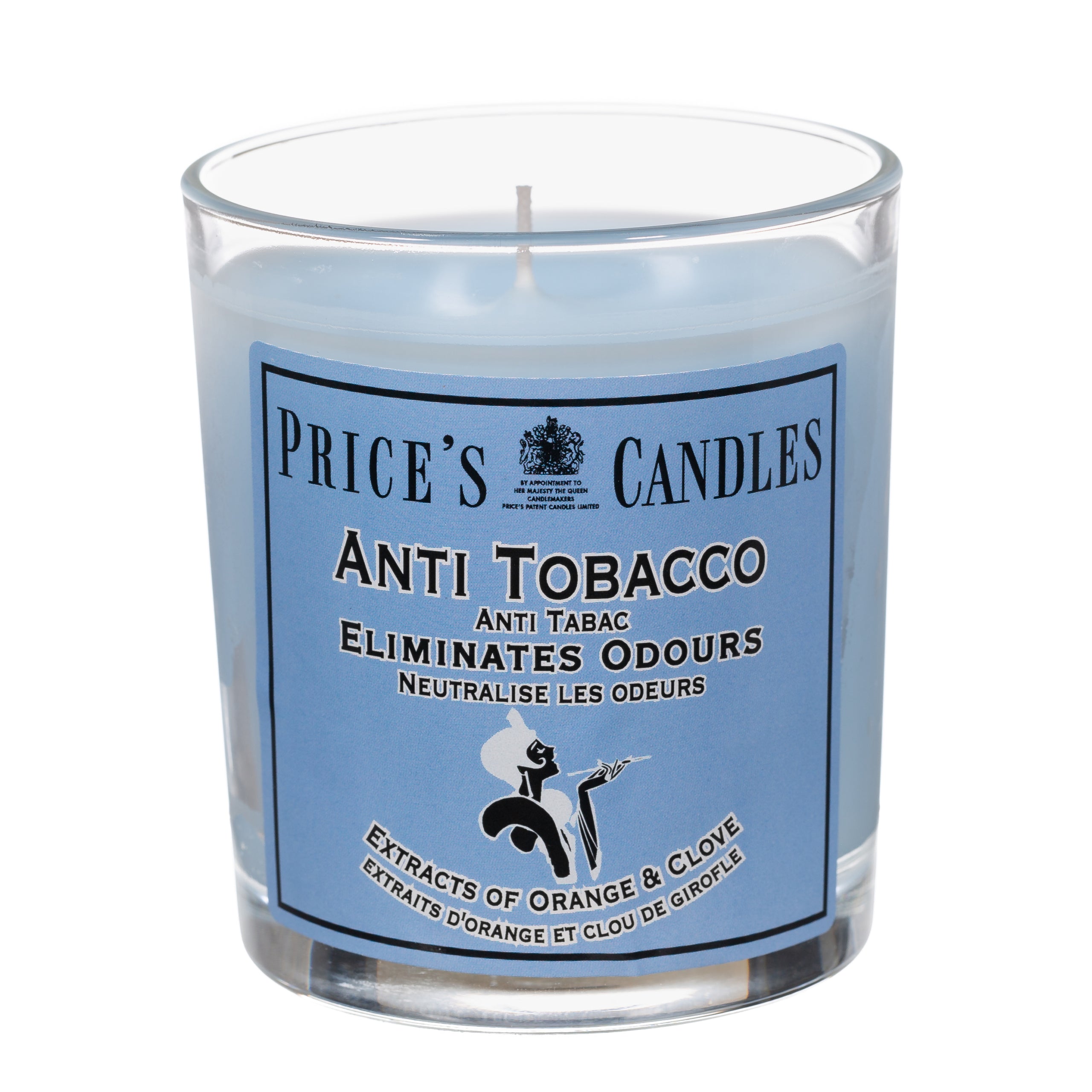 Prices Boxed Candle Jar 170g Burning time 45H Anti-Tobacco