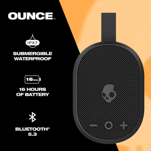 مكبر صوت بلوتوث مقاوم للماء Skullcandy Ounce - صوت مدمج بمعيار IPX7