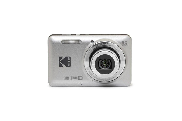 Kodak - Compact Digital Camera FZ55 5x Optical Zoom CMOS, Li-ion Battery - Silver
