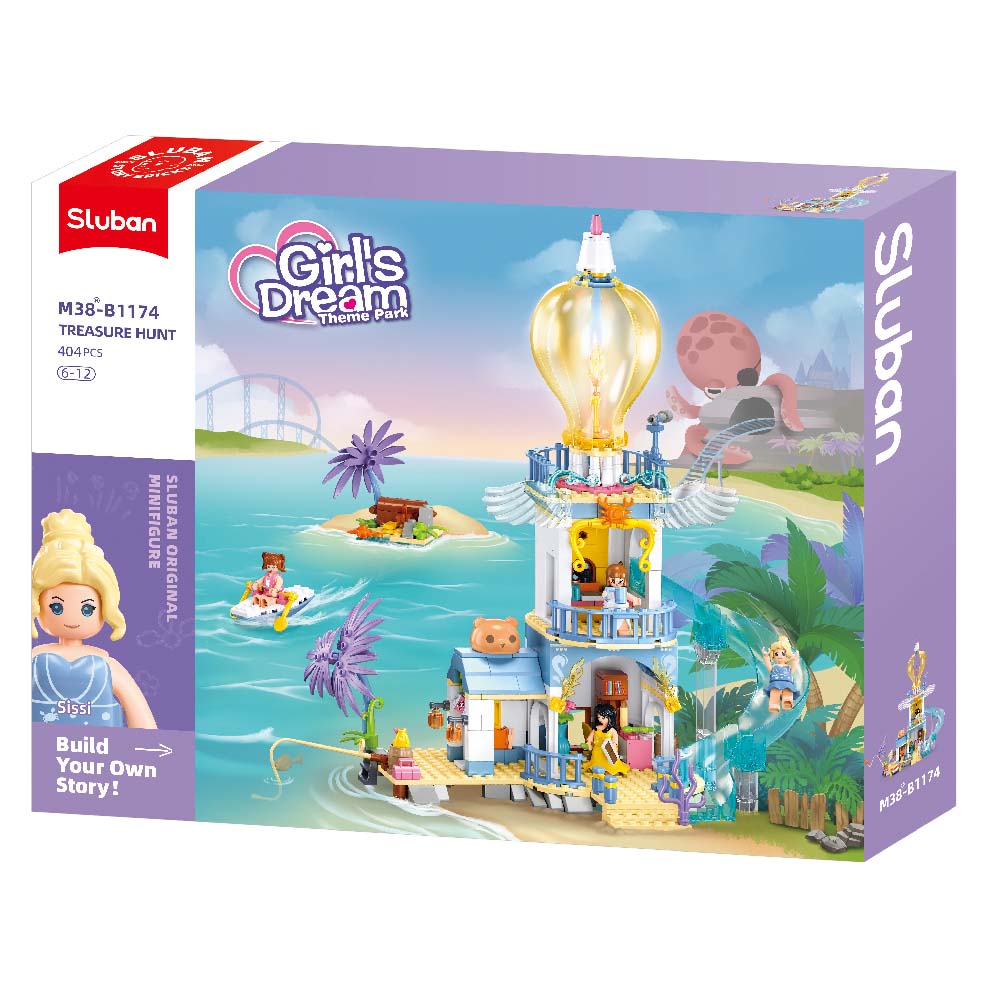 Sluban Girls Dream The Highlanders Lighthouse 404 Pcs