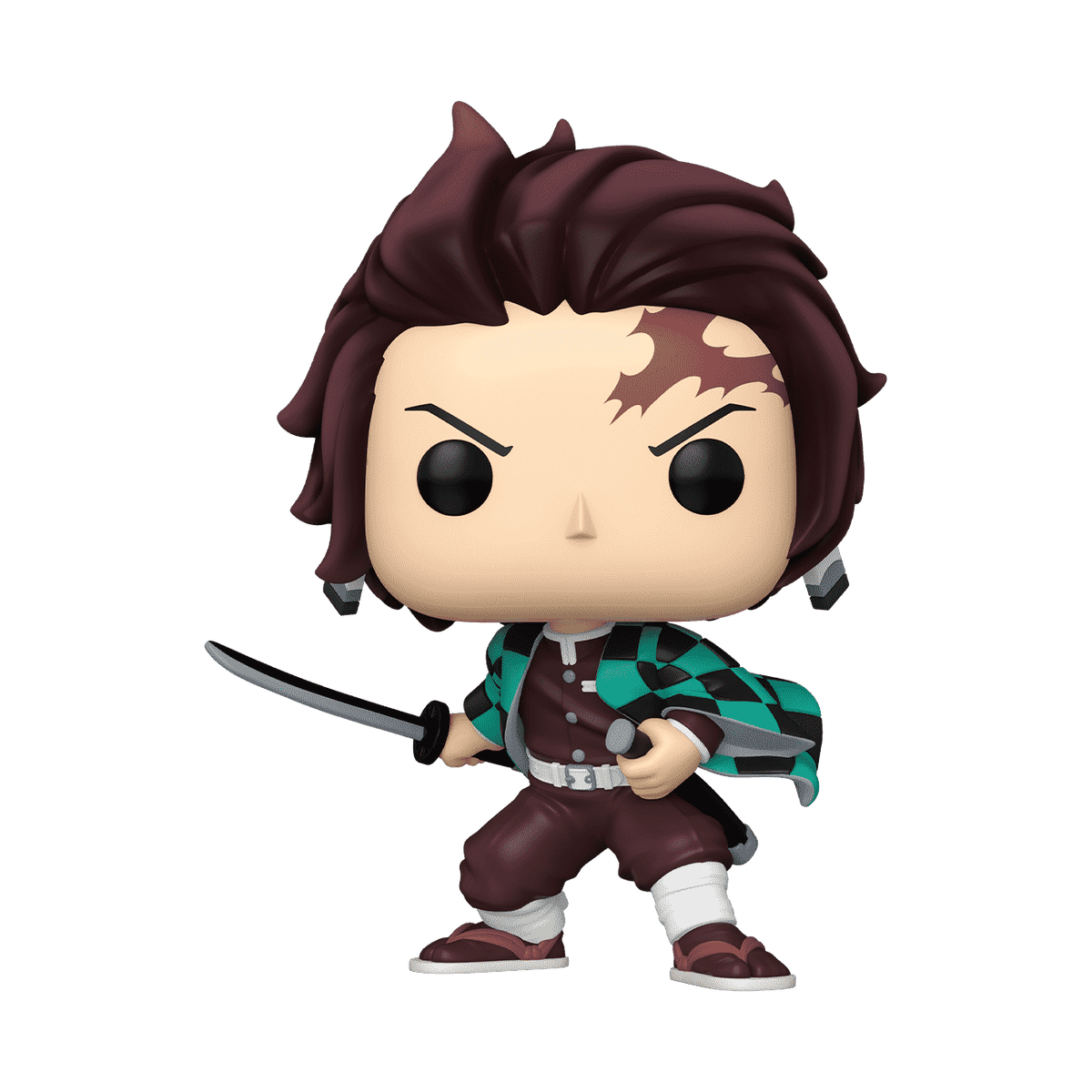 Funko Pop Jumbo Animation Demon Slayer Tanjiro Kamado #1805 Vinyl Figure, 10 in