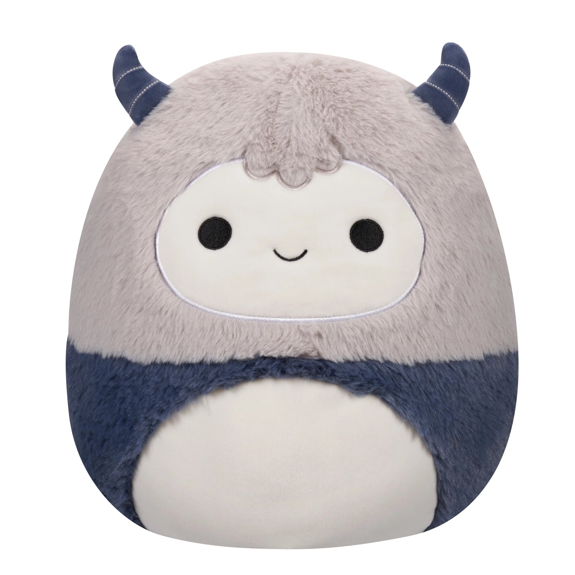 Squishmallows Med Plush 12 Fuzza Horace Grey Blue Yeti