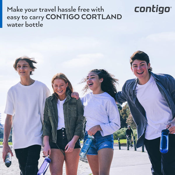 Contigo Autoseal Cortland Water Bottle 720 Ml, Monaco / Gray