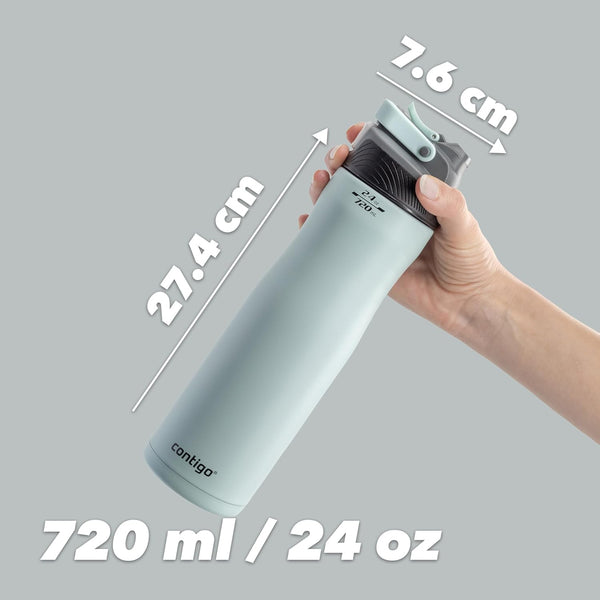 Contigo Autoseal Chill - Vacuum Insulated Stainless Steel Water Bottle 720 ml, Macaroon