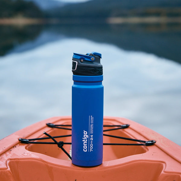 Contigo Premium Outdoor Free Flow Stainless Steel 720 ml, Bluecorn Emea